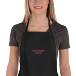 Drag Racing World Embroidered Apron