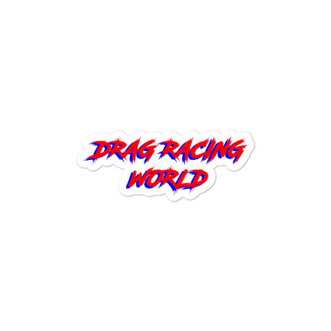 Drag Racing World Bubble-free stickers