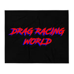 Drag Racing World Throw Blanket