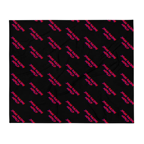 Drag Racing World Throw Blanket